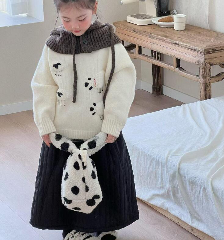 2025冬新品JS★子供服　セーター&スカート分けて★90cm〜140cm