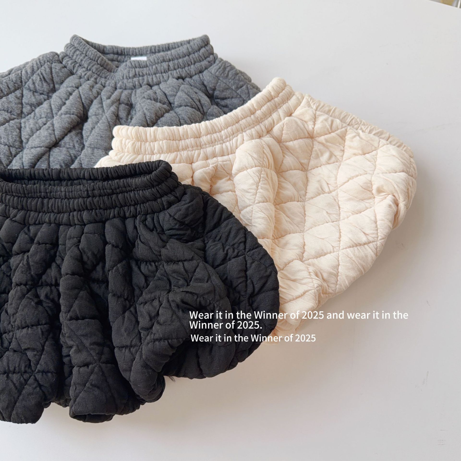 2025冬新品TQ★子供服　バルーンパンツ★90cm〜150cm 3色
