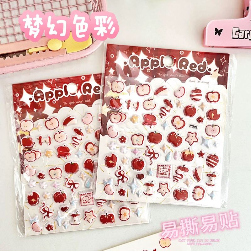 激安販売★立体エンボス★防水ステッカー ★DIY デコレーション用