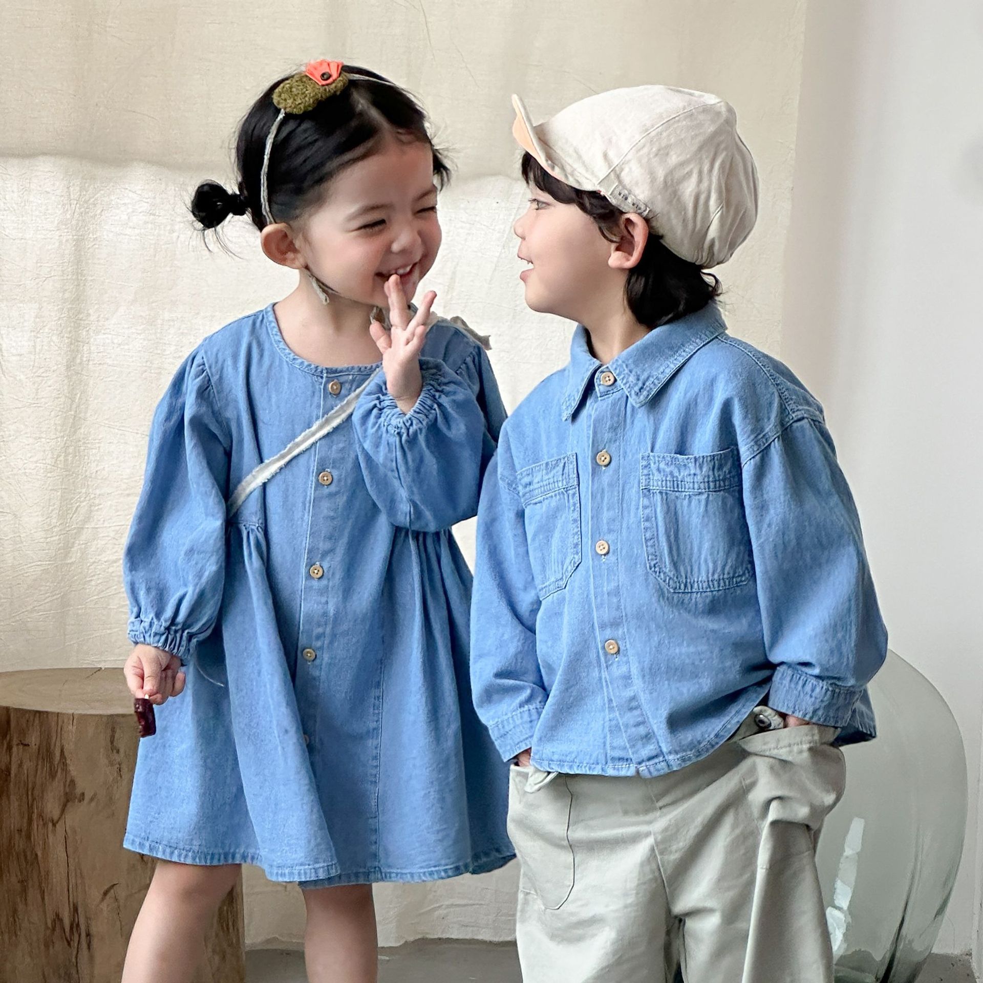 2026新品QMM★子供服　シャツ&ワンピース★80cm〜150cm