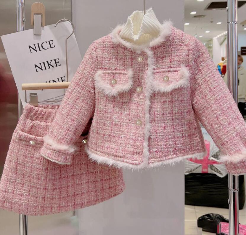 2026新品★子供服★コート+スカート　セット★90-140cm★