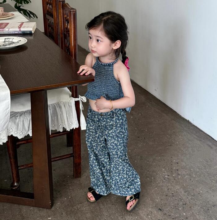 2026新作★子供服　吊りトップス&ズボン分けて分けて★90cm〜140cm