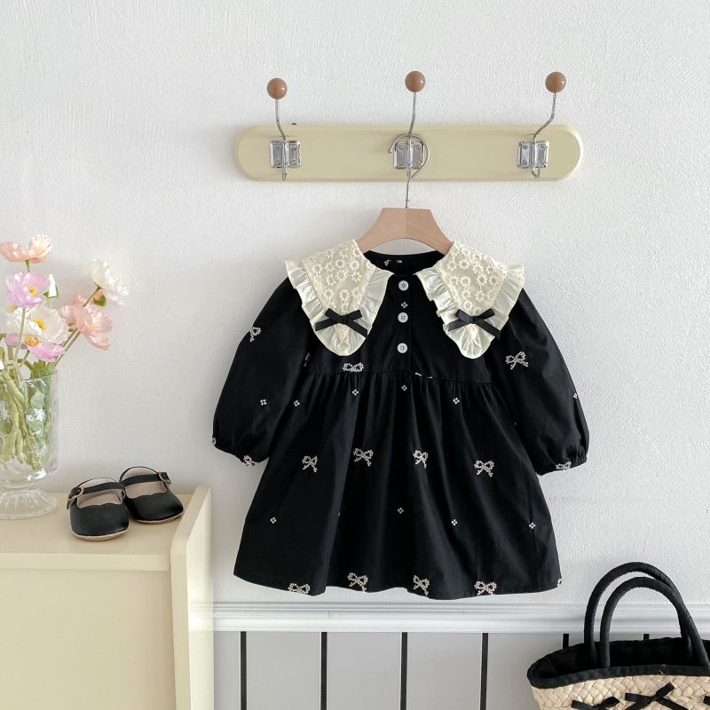 「2026」子供服★ワンピース★長袖★韓国風子供服★3色80cm〜130cm
