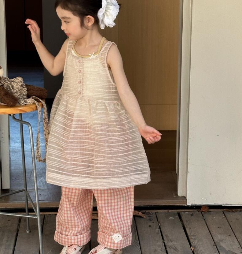 2026新入荷★子供服　ベスト+ブラウス&ズボン★90cm〜150cm
