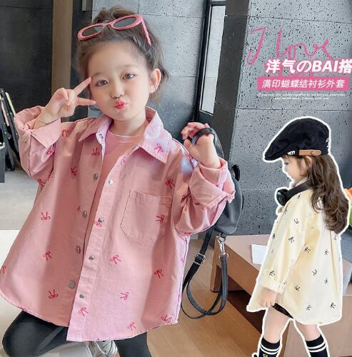 「2026」子供服★トップス★長袖シャツ★韓国風子供服★2色90cm〜130cm