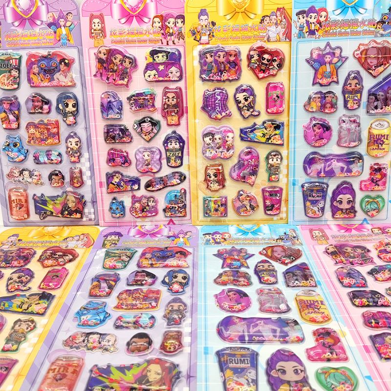 DIY手作り ステッカー★粘着シール★3D★手帳素材