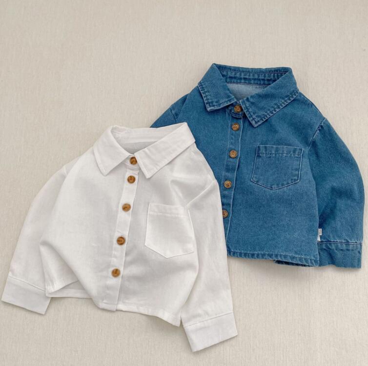 「2026」子供服★トップス★ワイシャツ★韓国風子供服★2色73cm〜110cm