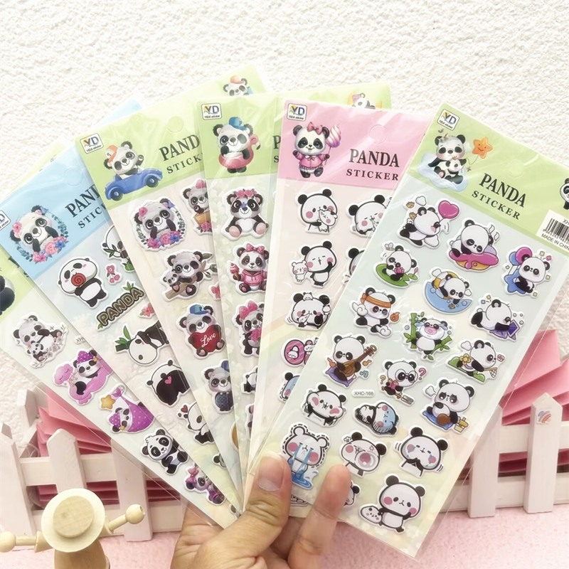 DIY手作り ステッカー★粘着シール★3D★手帳素材