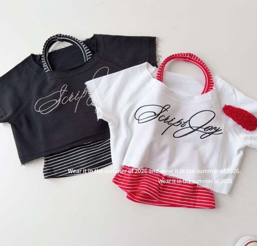 2026新品TQ★子供服　ブラウス+キャミソール★90cm〜150cm