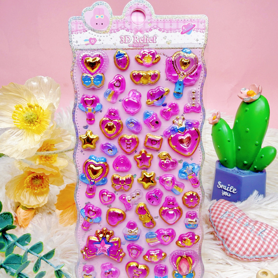 子供お褒めシール★立体★防水ステッカー ★DIY デコレーション用