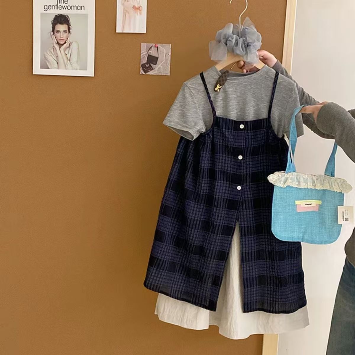 2026新作★子供服　トップス&吊りブラウス&ズボン分けて★120cm〜170cm