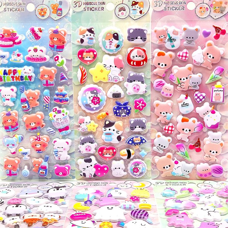 子供お褒めシール★立体★防水ステッカー ★DIY デコレーション用