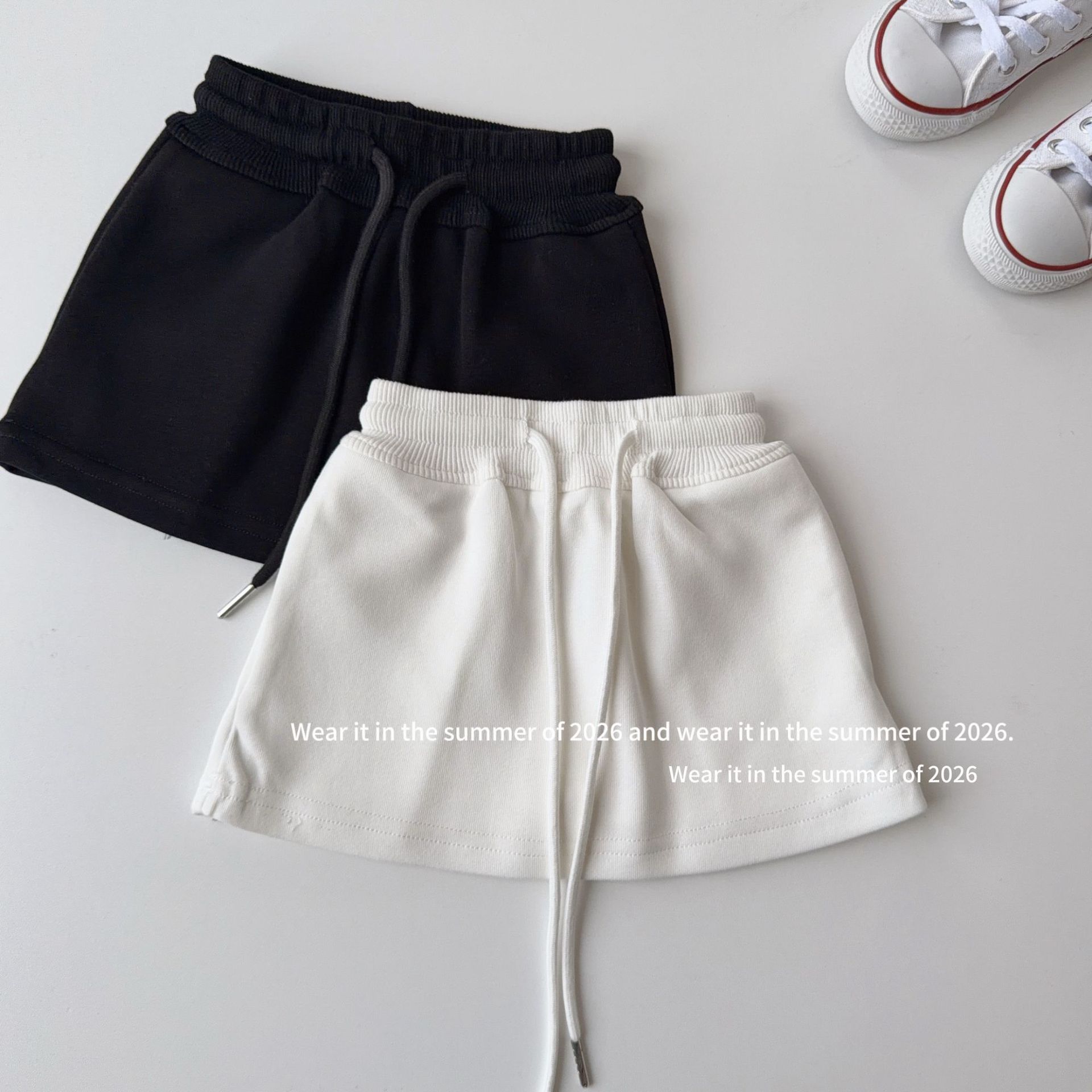 2026新品TQ★子供服　スカート★90cm〜150cm 2色