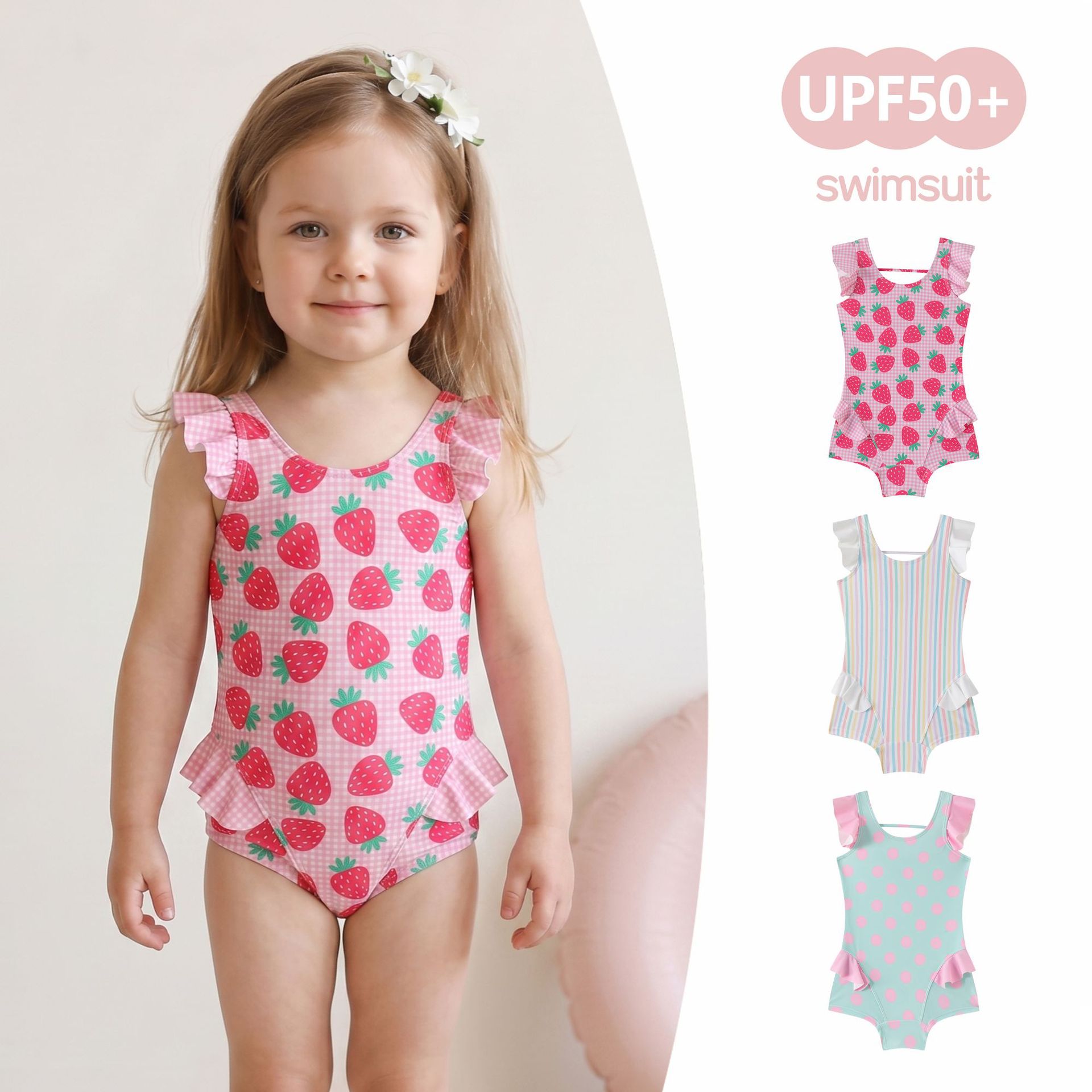 2026新品★子供服　水着★80【9-12m】〜130【7-8y 】 3色