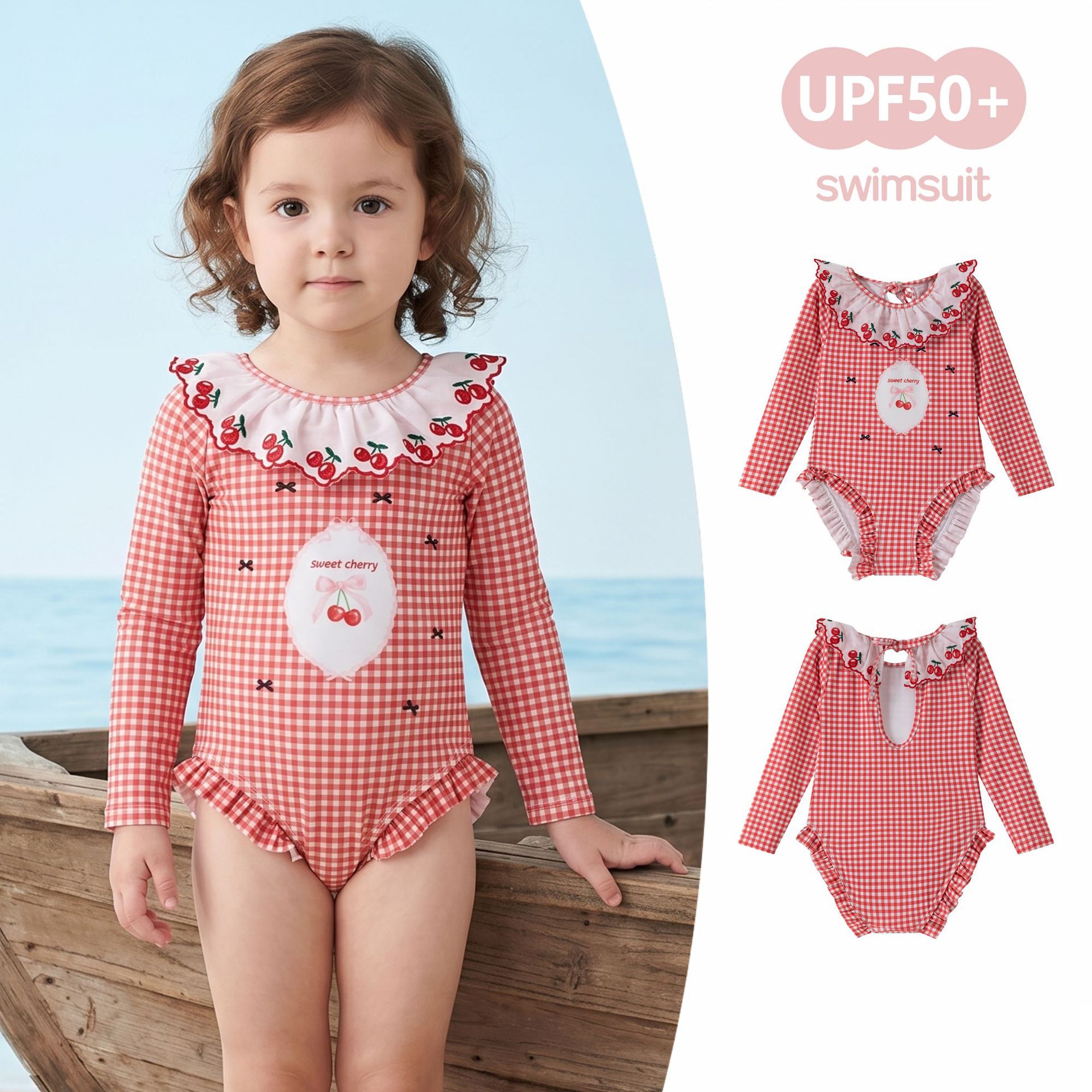 2026新品★子供服　水着★90【1-2y】〜130【7-8y】