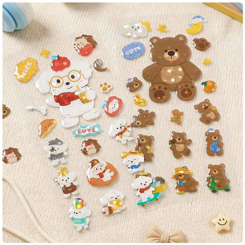 子供お褒めシール★立体★防水ステッカー ★DIY デコレーション用