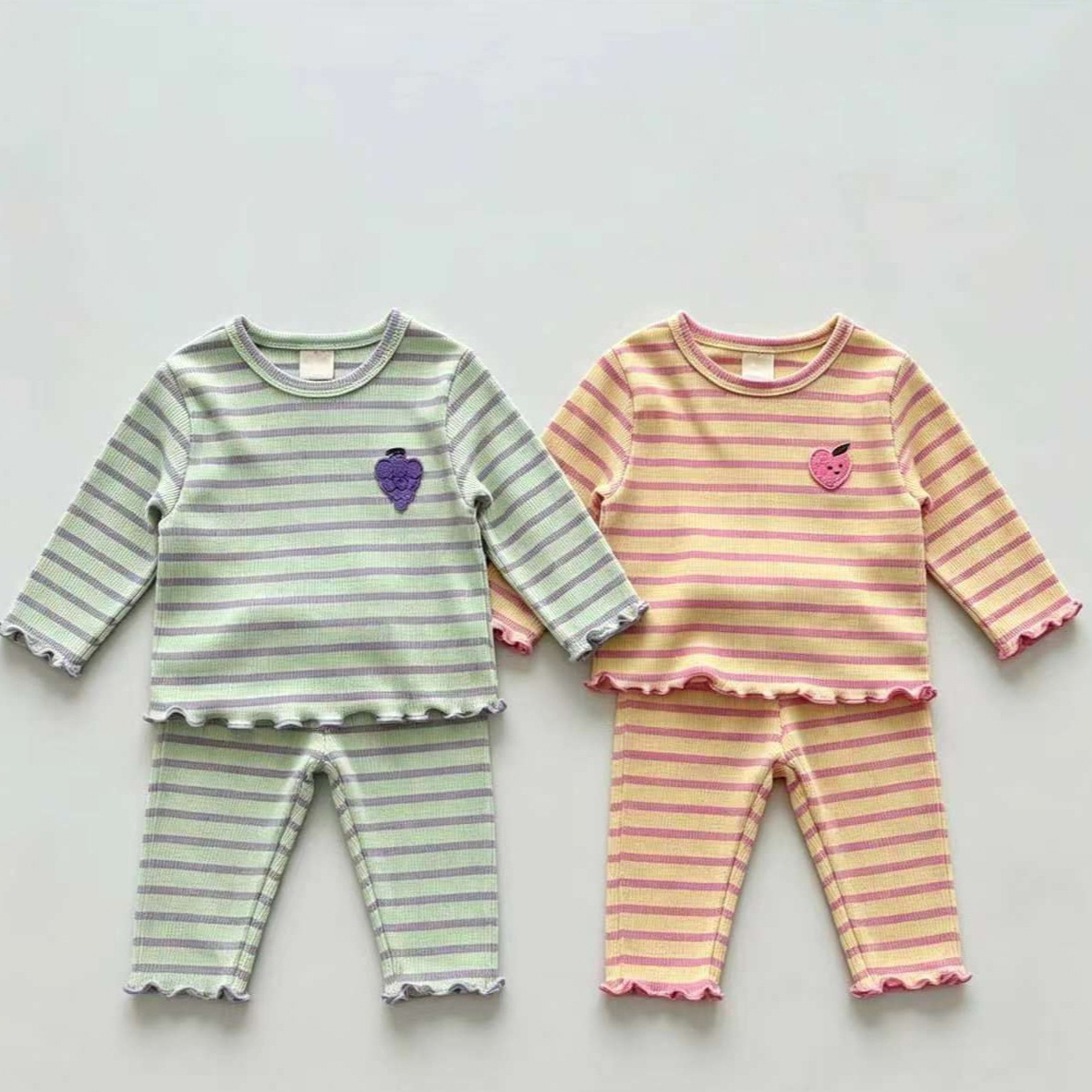 2026新品LLZ★子供服　セットアップ★73CM〜120cm 2色