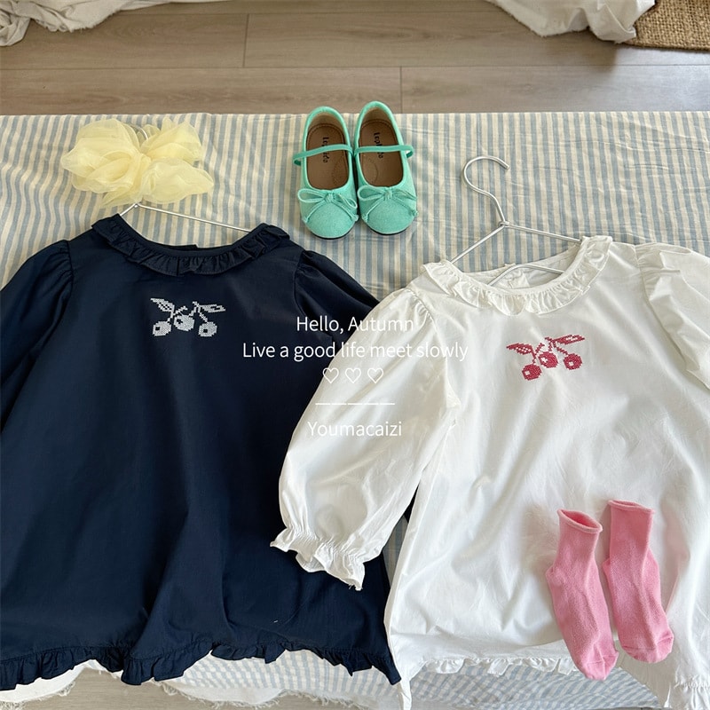 2026秋新作XF★子供服　トップス★80cm〜130cm 2色