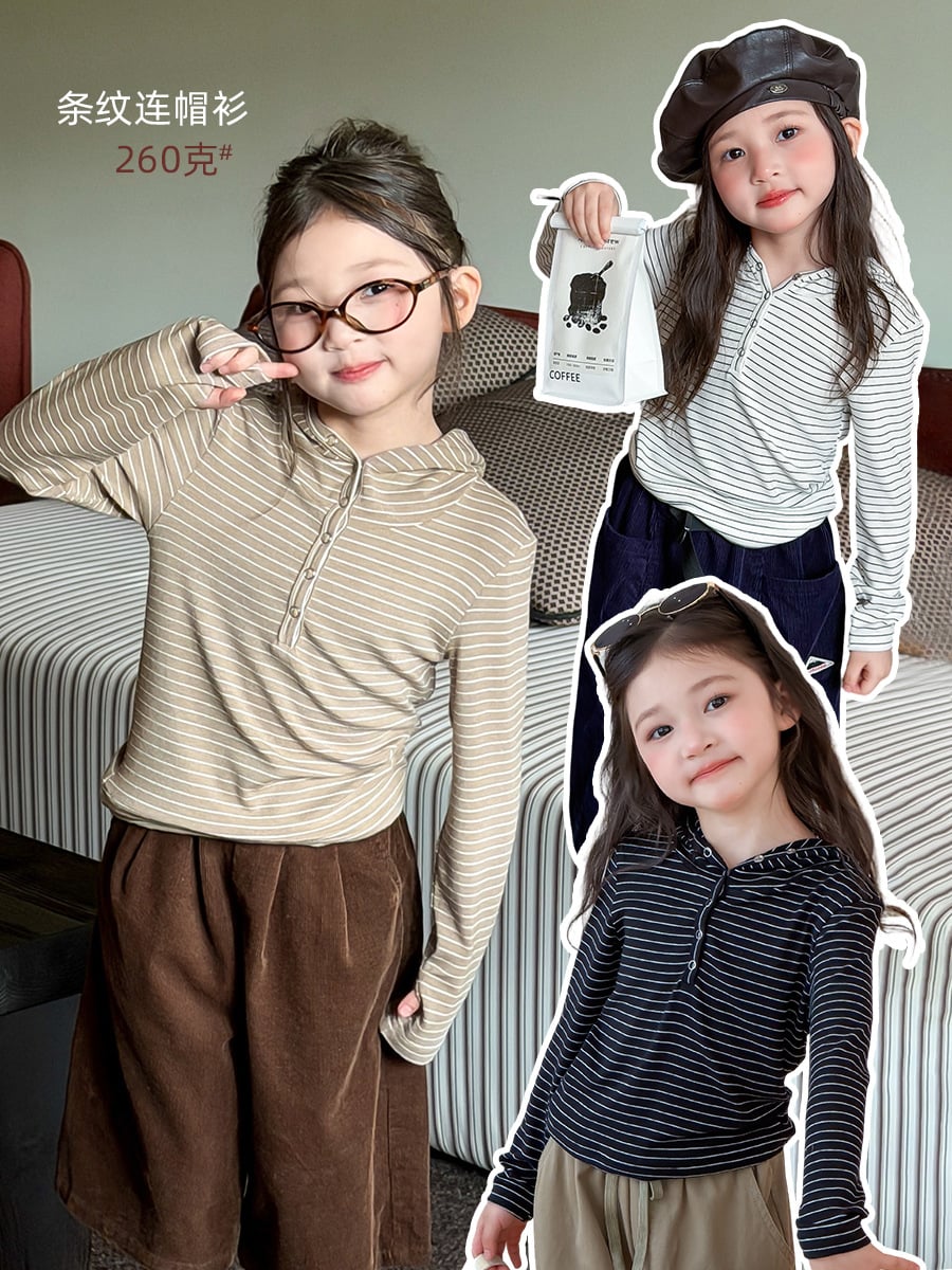 2026秋新品A★子供服　トップス★100cm〜170cm 3色