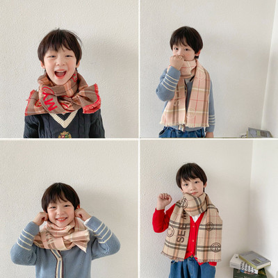 スカーフ ・ストール☆人気☆ファッション☆厚手☆ストール☆マフラー☆子供用秋冬スカーフ