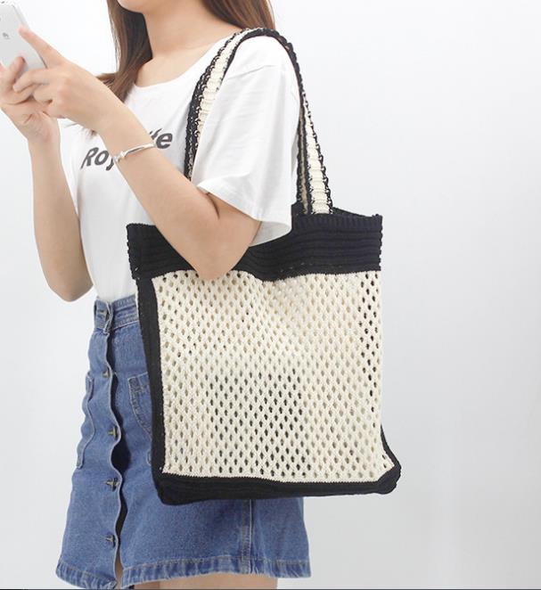 新入荷★レディースファッション　バック　ニットバッグ　トートバッグ★3色