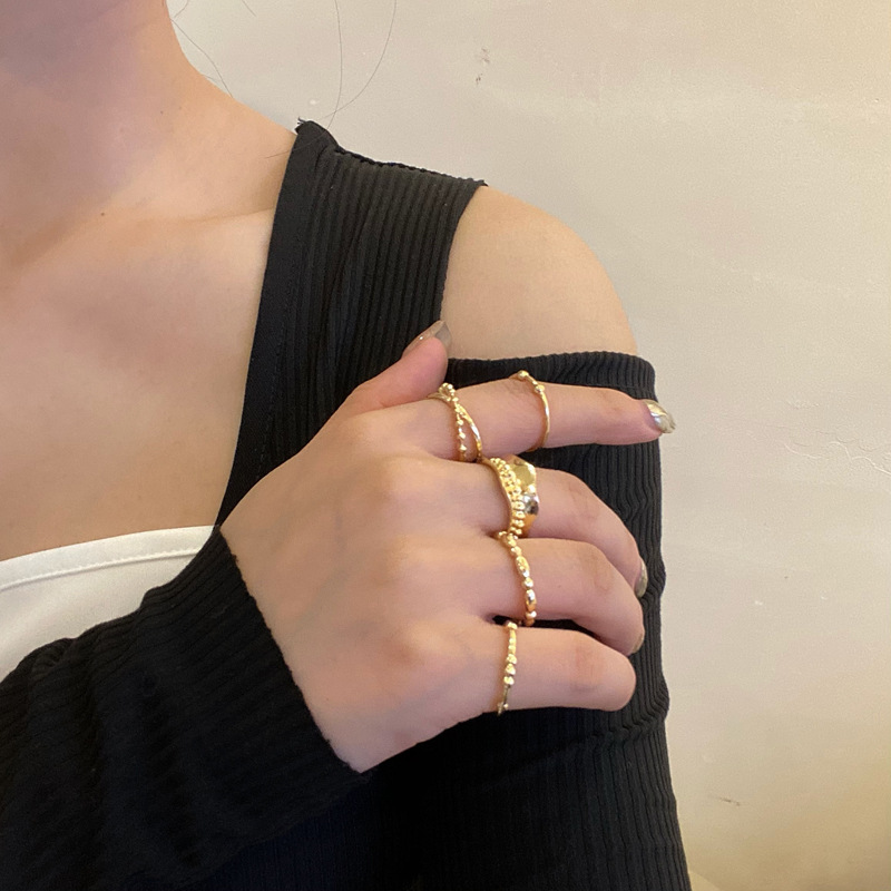 激安    レディース指輪   アクセサリー  復古ファッション  かわいい  幾何  リング  欧米風