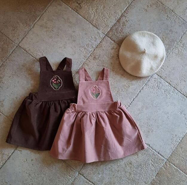 新作★子供服★サロペットスカート★連体服★韓国風子供服★カジュアル★2色★73-100CM