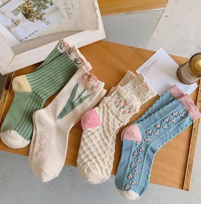 秋冬新作★靴下★レデイース★ソックス★大人用★女性用★韓国風★4色