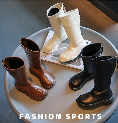 【子供靴】★ブーツ★キッズ靴★靴★キッズ女の子★無地★3色★26-36#