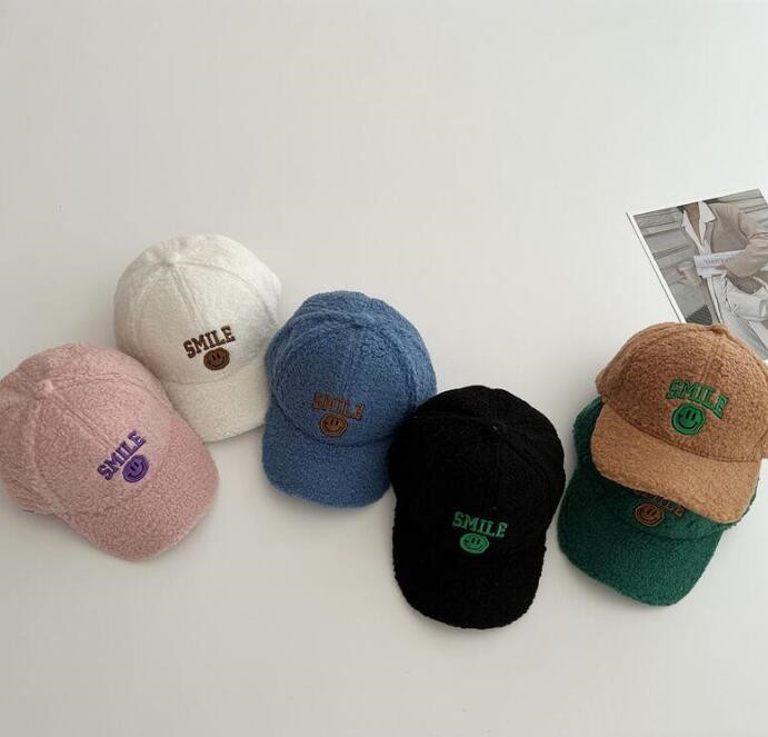 子供用★キャップ★帽子★男女兼用★野球帽★キッズ★カジュアル★笑顔★6色