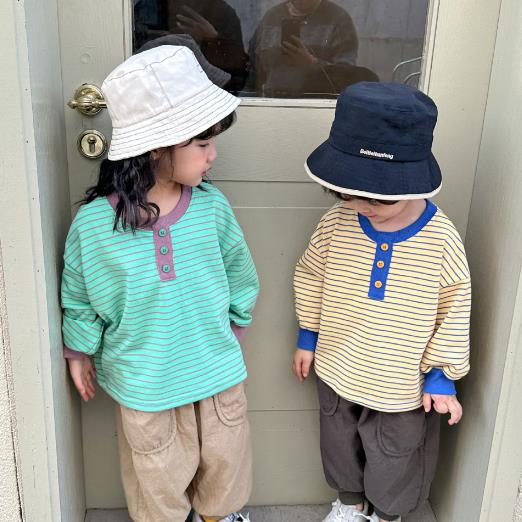 2023春新品★子供服　トップス　長袖　80-150cm★2色