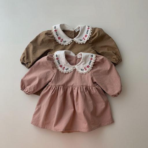 2023春新品★子供服　ロンパース　66-100cm★2色