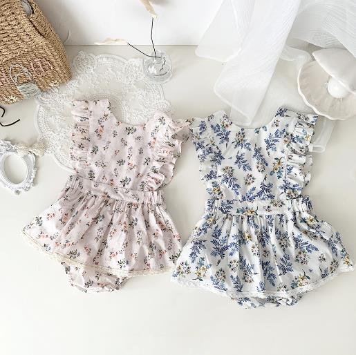 2023春新品★子供服　ロンパース　73-110cm★2色