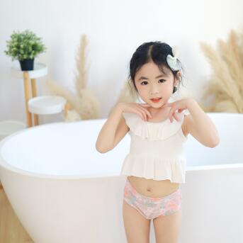 2023春夏新作★子供水着★セットアップ★オフショル★キッズ水着/90-140cm