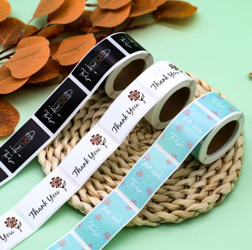 包装資材★手作り工芸品★プレゼントの装飾など★粘着シール★1巻き=200P