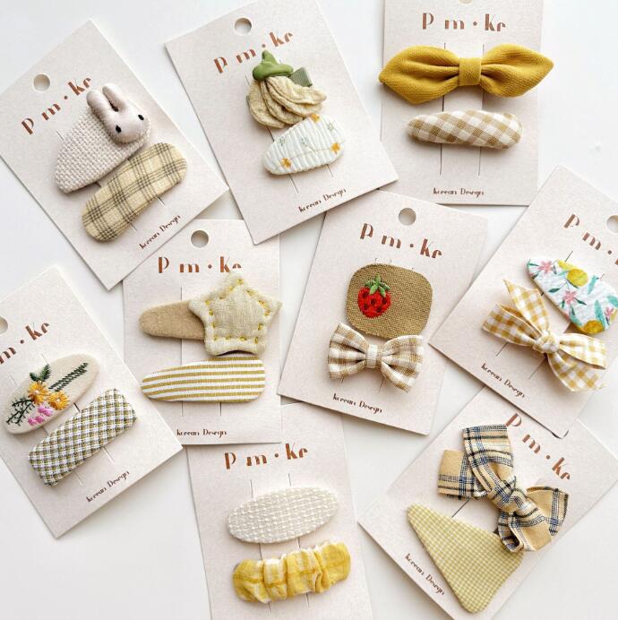 子供用★キッズ★髪飾り★まとめ髪用★ヘアアクセサリー★ヘアピン★2枚入り★多色