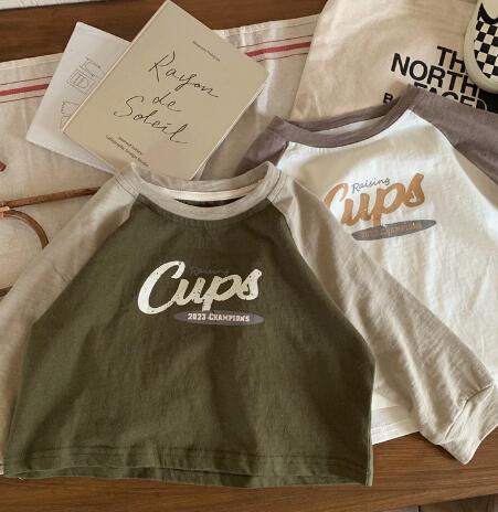 春新作★キッズ用アパレル★Tシャツ★長袖★80-130