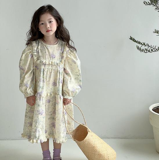 2023春新品★子供服　ワンピース　90-140cm