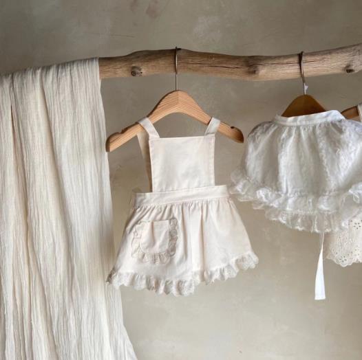 2023春新品★子供服　吊りワンピース　66-90cm