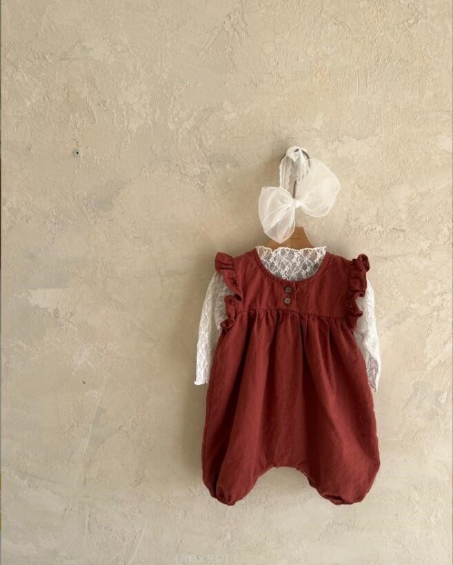 2023春新作★♪子供服★♪韓国風服★♪ベビーロンパース★2色★♪66-90cm