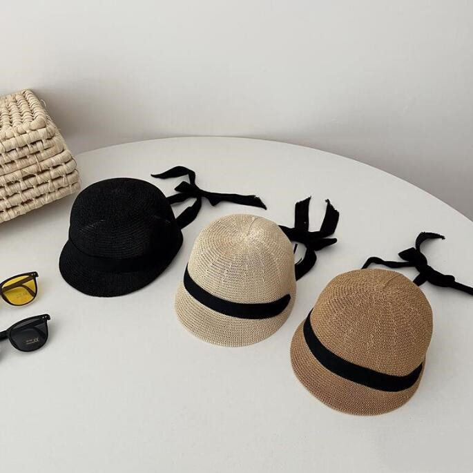 子供用★帽子★ベビー★日焼け防止★麦わら帽子★男女兼用★カジュアル★2色