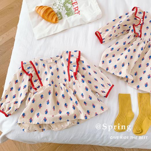 2022秋冬新品★子供服　ロンパース　66-90cm&ワンピース　73-130cm