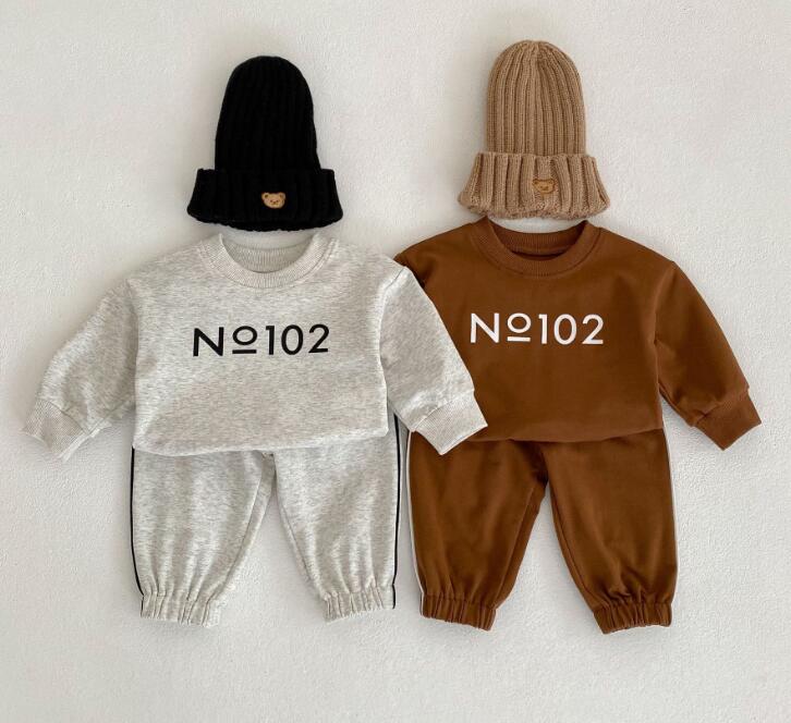 2023年新品★ベビー服　トップス+ズボン★66-100cm★2色