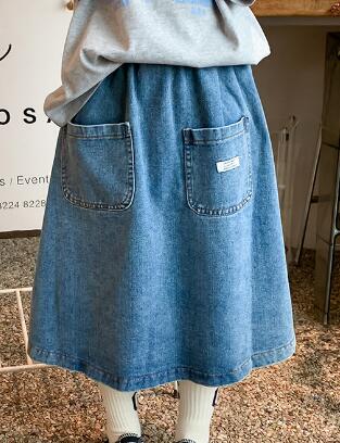 ★春夏新作★キッズ用アパレル★ボトムス★スカート★デニム★90-150