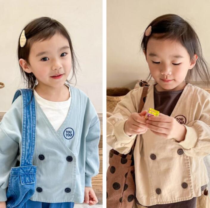 子供服★カーディガン★トップス★韓国風子供服★キッズ★男女兼用★カジュアル★2色★80-130CM