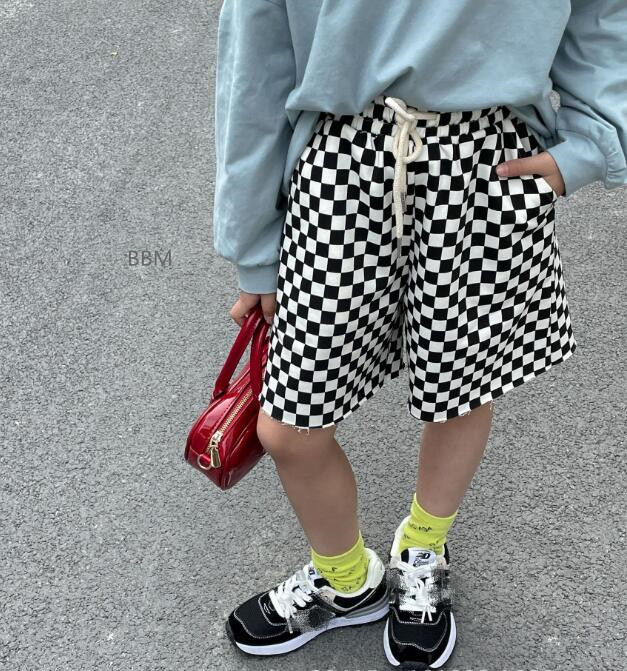 2023★春夏新作★韓国風子供服★ボトムス★ズボン★チェック★110-160CM