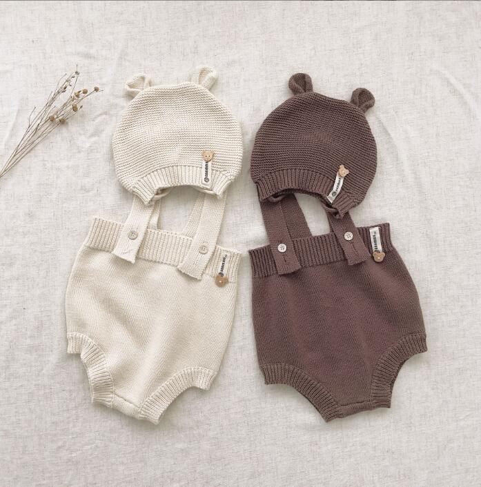 2023★春新作★韓国風ベビー服★ロンパース★帽子★66-90CM