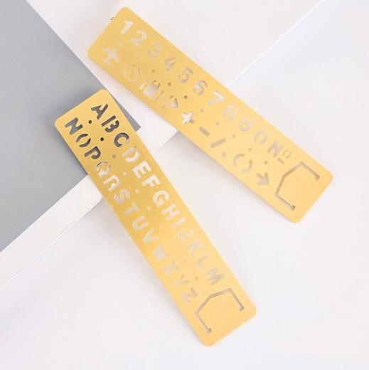 ★文房具　スティショナリー　定規　手描き定規　しおり★2種