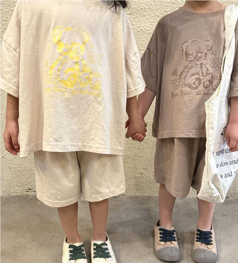 2023★春夏新作★韓国風子供服★トップス+ズボン2セット★2色80-150CM