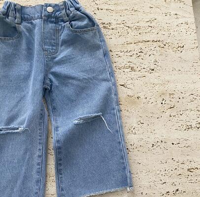 ★夏新作★キッズ用アパレル★デニムパンツ★ズボン★80-140